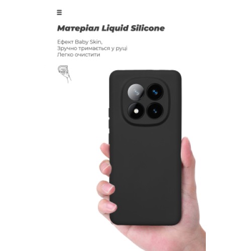 Чехол для мобильного телефона Armorstandart ICON Xiaomi Redmi Note 14 Pro+ 5G Camera cover Black (ARM79831)