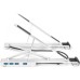 Подставка для ноутбука Digitus Variable Notebook Stand, до 17", USB-C Dock 5-Port (DA-90424)