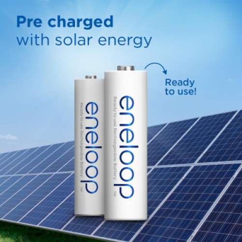 Аккумулятор Panasonic AA Eneloop 2000mAh NI-MH * 4 + Сase (BK-3MCDEC4CP)
