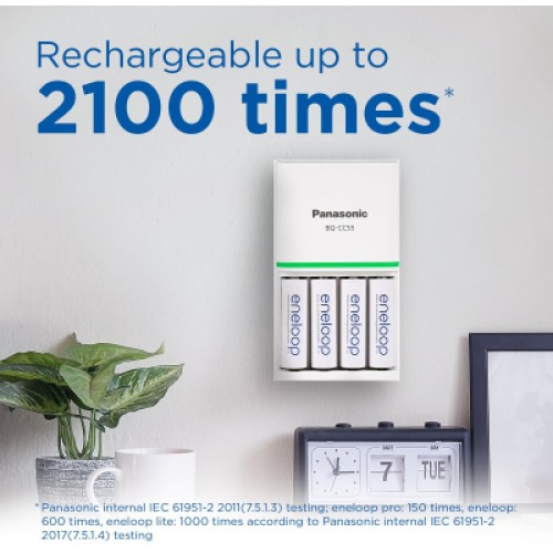 Аккумулятор Panasonic AA Eneloop 2000mAh NI-MH * 2 (BK-3MCDE/2CP)