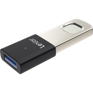 USB флеш накопичувач Lexar 128GB JumpDrive Fingerprint F35 Pro USB 3.2 (LJDF35P128G-RNBNG)