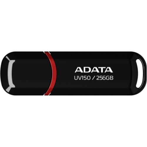 USB флеш накопитель ADATA 256GB UV150 Black USB 3.2 (AUV150-256G-RBK)