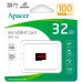 Карта памяти Apacer 32GB microSD class 10 UHS-I V10 A1 (AP32GMCSH10UB-RA)