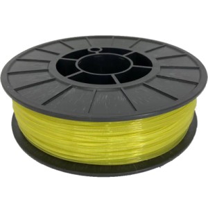 Пластик для 3D-принтера 3Dplast PLA 1.75мм, 0.85кг, transparently-yellow (3DPLA17508CYL)