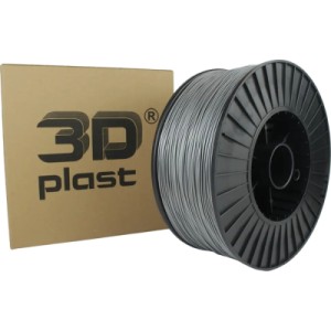 Пластик для 3D-принтера 3Dplast PLA 1.75мм, 3кг, gray - metallic (3DPLA1753GRMT)