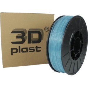 Пластик для 3D-принтера 3Dplast PETG 1.75мм, 3кг, transparent blue (3DPTG1753CLBL)