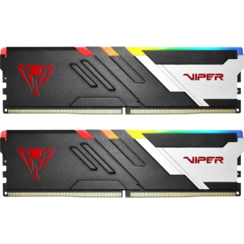 Модуль памяти для компьютера DDR5 64GB (2x32GB) 6000 MHz Viper Venom RGB Patriot (PVVR564G600C36K)