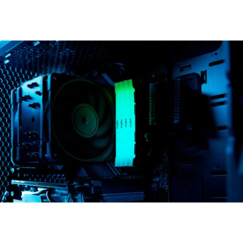Модуль памяти для компьютера DDR4 16GB (2x8GB) 4600 MHz Renegade RGB Kingston Fury (ex.HyperX) (KF446C19RB2AK2/16)