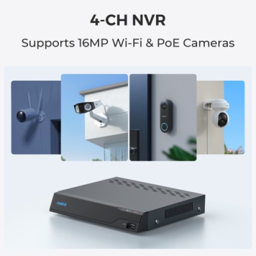 Регистратор для видеонаблюдения Reolink NVS4