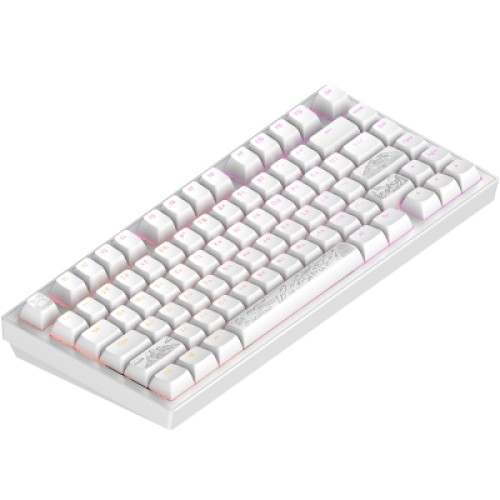 Клавиатура Dark Project ALU81 Terra Nostra PBT RGB Mech G3MS Moonstone White (DPKB_NOSTRA_81_ANSI_WHITE_UA)