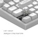 Клавиатура Dark Project ALU81 Terra Nostra PBT RGB Mech G3MS Moonstone White (DPKB_NOSTRA_81_ANSI_WHITE_UA)