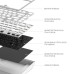 Клавиатура Dark Project ALU81 Terra Nostra PBT RGB Mech G3MS Moonstone White (DPKB_NOSTRA_81_ANSI_WHITE_UA)