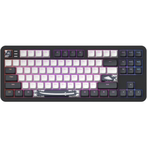 Клавиатура Dark Project ALU87 Bushido ABS RGB Mech G3MS Moonstone Black/White (DPKB_BUSHIDO_87_ANSI_UA)