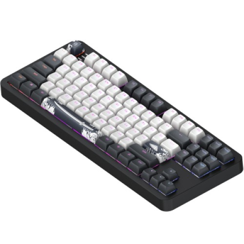 Клавиатура Dark Project ALU87 Bushido ABS RGB Mech G3MS Moonstone Black/White (DPKB_BUSHIDO_87_ANSI_UA)