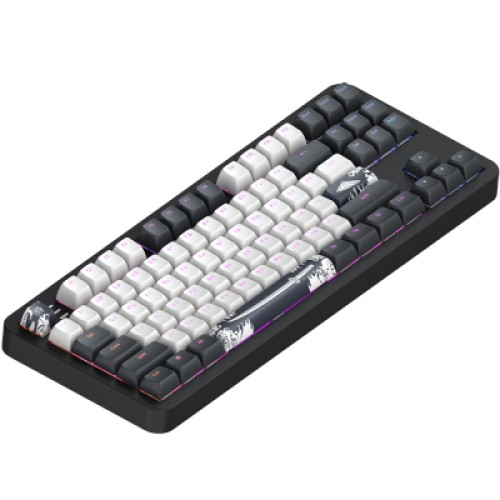 Клавиатура Dark Project ALU87 Bushido ABS RGB Mech G3MS Moonstone Black/White (DPKB_BUSHIDO_87_ANSI_UA)