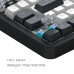 Клавиатура Dark Project ALU87 Bushido ABS RGB Mech G3MS Moonstone Black/White (DPKB_BUSHIDO_87_ANSI_UA)