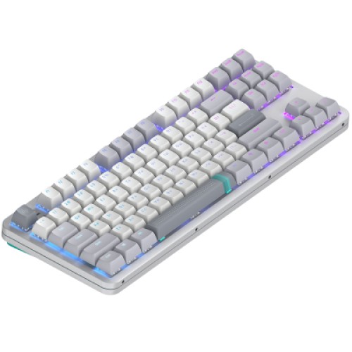 Клавиатура Dark Project ALU87 Daylight ABS RGB Mech G3MS Zircon White/Grey (DPKB_DAYLIGHT_87_ANSI_UA)