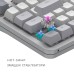 Клавиатура Dark Project ALU87 Daylight ABS RGB Mech G3MS Zircon White/Grey (DPKB_DAYLIGHT_87_ANSI_UA)