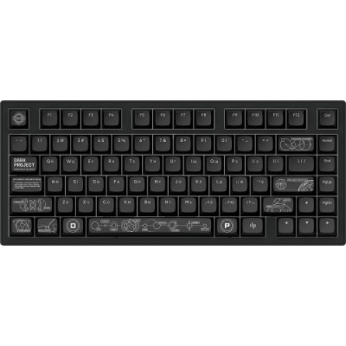Клавиатура Dark Project ALU81 Terra Nova PBT RGB Mech G3MS Moonstone Black (DPKB_NOVA_81_ANSI_BLACK_UA)