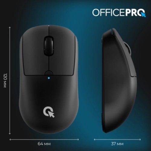 Мышка OfficePro M307B Silent Click Wireless/Bluetooth Black (M307B)