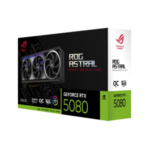 Видеокарта ASUS GeForce RTX5080 16GB ROG ASTRAL OC GAMING (ROG-ASTRAL-RTX5080-O16G-GAMING)