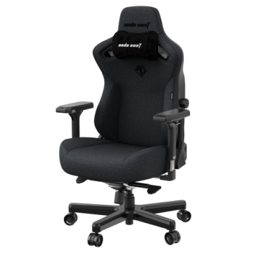 Кресло игровое Anda Seat Kaiser 3 Fabric Size L Dark Gray (AD12YDC-L-01-GB-CF)