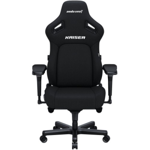 Кресло игровое Anda Seat Kaiser 4 Fabric Size L Black (AD12YDDC-L-20-B-CF)