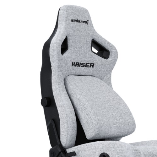 Кресло игровое Anda Seat Kaiser 4 Fabric Size L Grey (AD12YDDC-L-20-G-CF)
