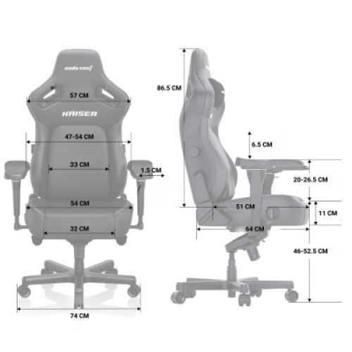 Кресло игровое Anda Seat Kaiser 4 Size XL Violet (AD12YDDC-XLL-20-V-PV/C)