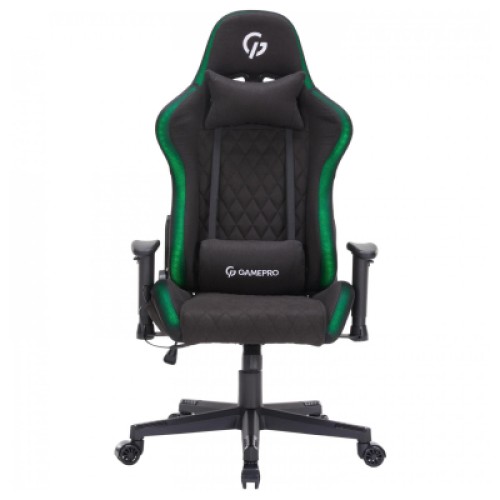 Кресло игровое GamePro GC700FB Fabric Size L RGB Black (GC700FB RGB)