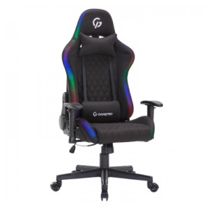 Кресло игровое GamePro GC700FB Fabric Size L RGB Black (GC700FB RGB)