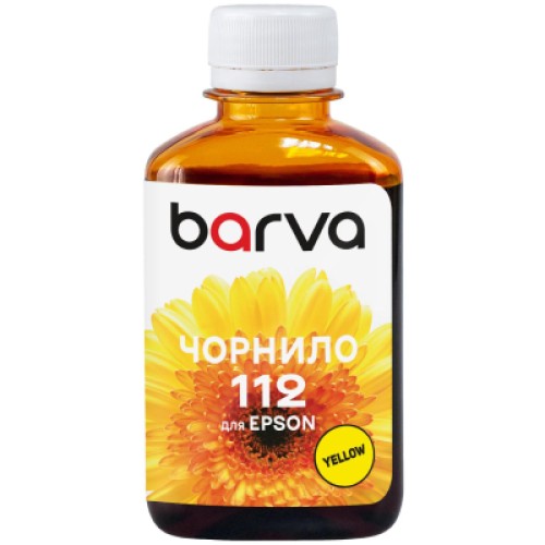 Чернила Barva Epson 112 180мл, Pigm. Yellow (E112-959)
