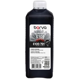 Чорнило Barva Epson 105 1л, Pigm.black (E105-791)