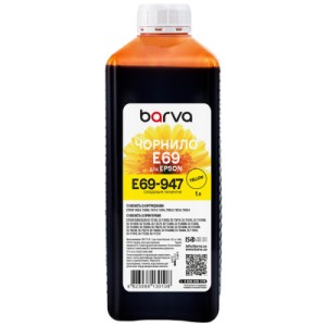 Чернила Barva Epson T69, 1 л, Pigm, Yellow (E69-947)