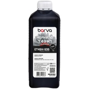 Чернила Barva Epson T49H 1л, Pigm, Black (ET49H-936)