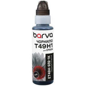 Чернила Barva Epson T49H 100мл, Pigm, флакон OneKey, Black (ET49H-932-1K)