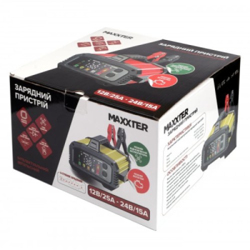 Сетевое зарядное устройство для АКБ Maxxter MX-CHR-1224V25M 12-24V (MX-CHR-1224V25M)