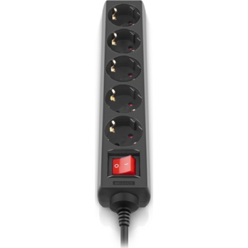 Сетевой фильтр питания REAL-EL RS-PROTECT M 10m, black (EL122300037)