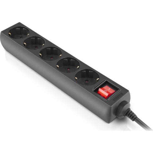 Сетевой фильтр питания REAL-EL RS-PROTECT M 10m, black (EL122300037)