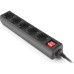 Сетевой фильтр питания REAL-EL RS-PROTECT M 10m, black (EL122300037)
