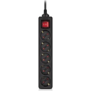 Сетевой фильтр питания REAL-EL RS-PROTECT M 10m, black (EL122300037)
