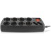 Сетевой фильтр питания REAL-EL REAL-EL RS-10 Protect, 5m, black (EL122300040)