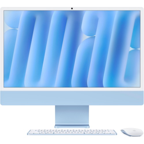 Компьютер Apple 24" iMac Retina 4.5K / Apple M4 (8-c/CPU, 8-c/GPU), 16, 256, Blue (MWUF3UA/A)