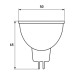 Лампочка Eurolamp LED SMD MR16 11W GU5.3 4000K (LED-SMD-11534(P))