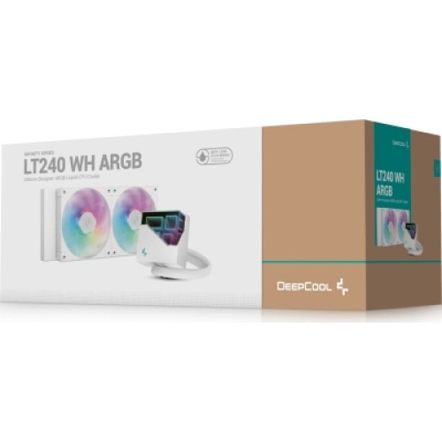 Система жидкостного охлаждения Deepcool LT240 ARGB White (R-LT240-WHAMNC-G-1)