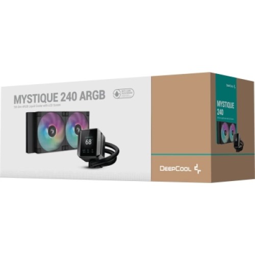 Система жидкостного охлаждения Deepcool Mystique 240 ARGB Black (R-LX550-BKADSNC-G-1)