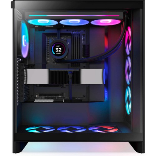 Корпус NZXT H7 Flow RGB All Black (CM-H72FB-R1)