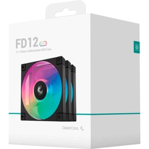 Кулер для корпуса Deepcool FD12 ARGB-3 IN 1 (R-FD12-BKAPN3-G)