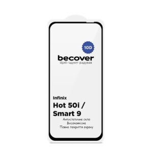 Стекло защитное BeCover Infinix Smart 9 (X6532) 10D Black (712711)
