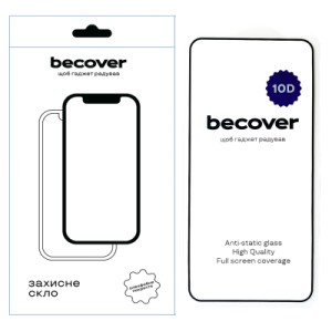 Стекло защитное BeCover Samsung Galaxy S25 Plus SM-S936 10D Black (712722)